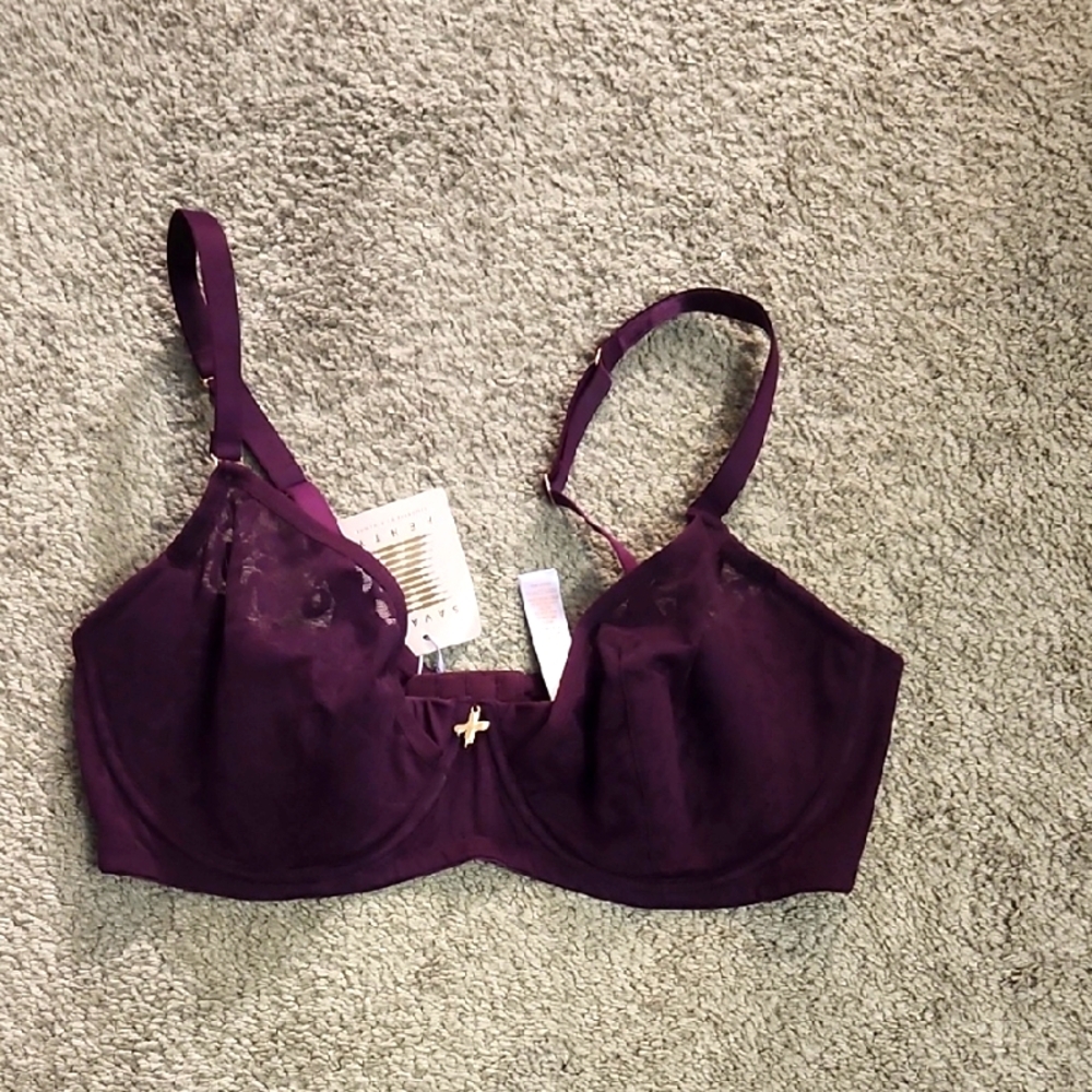 Tagged By Savage Elegant Purple Lace Bra
